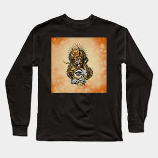 Mask of anubis with the all seeing eye Long Sleeve T-Shirt